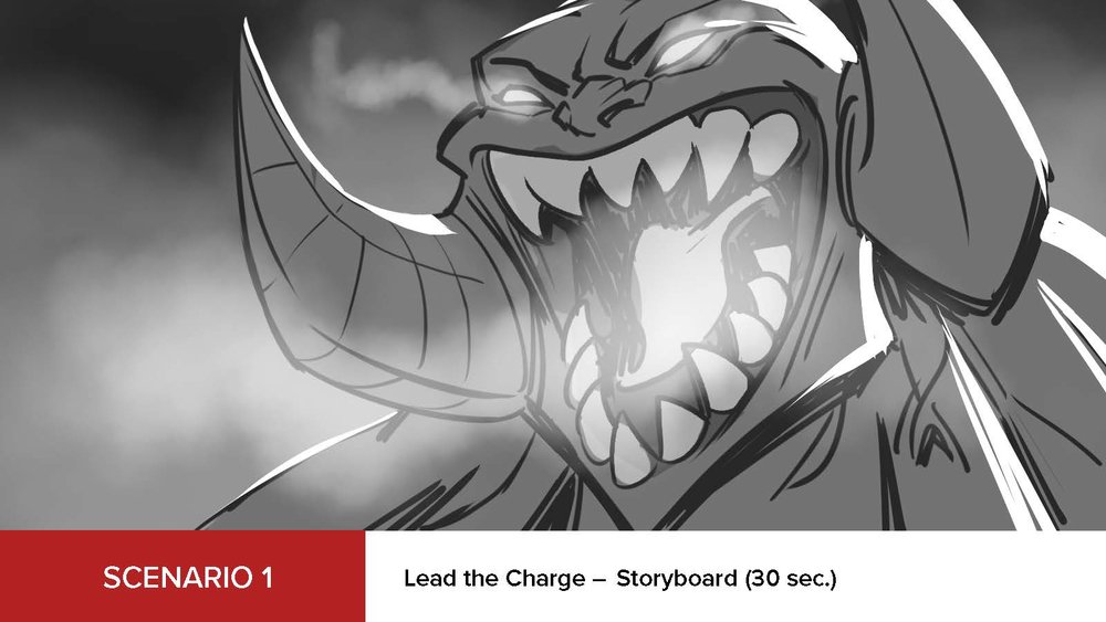 DUNGEON HUNTER CHAMPIONS | LAUNCH TRAILER STORYBOARD 1